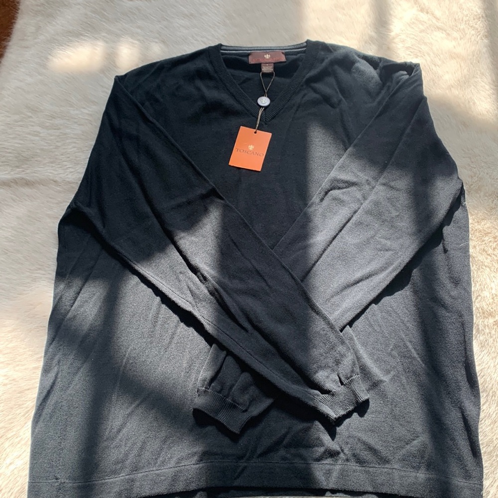 Toscano -Mens V neck sweater